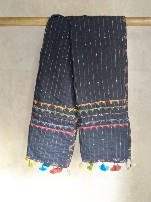 Cotton Stole Patchwork & Kantha