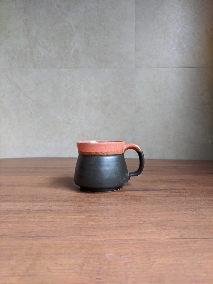 Elegant Gray Coffee Mug (Pair)