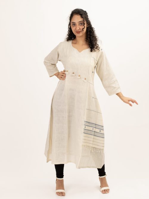 Kala Cotton Hand Woven Kurta